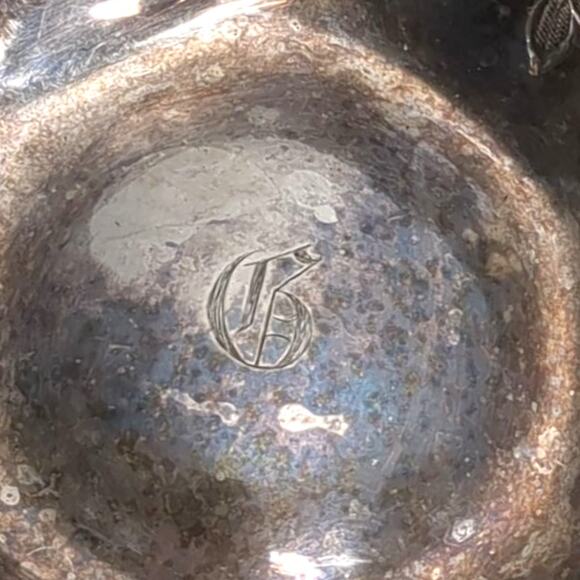 Mappin & Webb Prince's Plate Small Round Grapes Trinket Dish London Sheffield - Picture 3 of 11